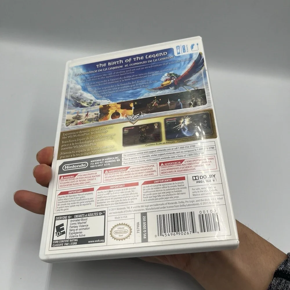 The Legend of Zelda: Skyward Sword (Nintendo Wii, 2011) TESTED WORKING